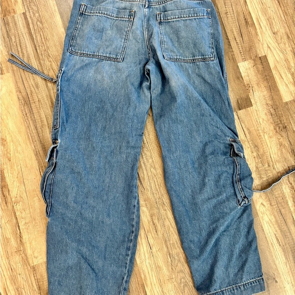 Wild Fable Denim Cargo Pants - Picture 2 of 4